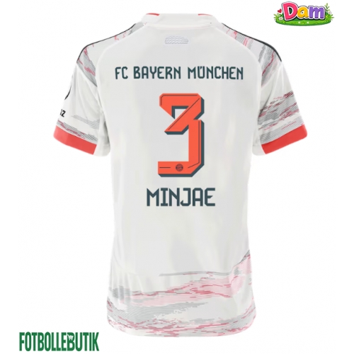 Bayern Munich Kim Min-jae #3 Bortatröja Kvinnor 2025-26 Kortärmad